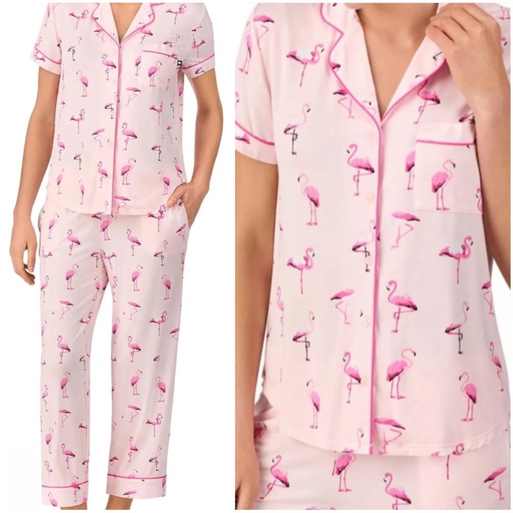 KATE SPADE ♠️ Pink Flamingo Pajama Set